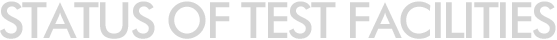 Status of test facilities